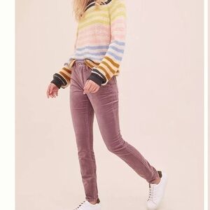 UEC Pilcro Ultra High-Rise Velvet Skinny Jeans SZ 28